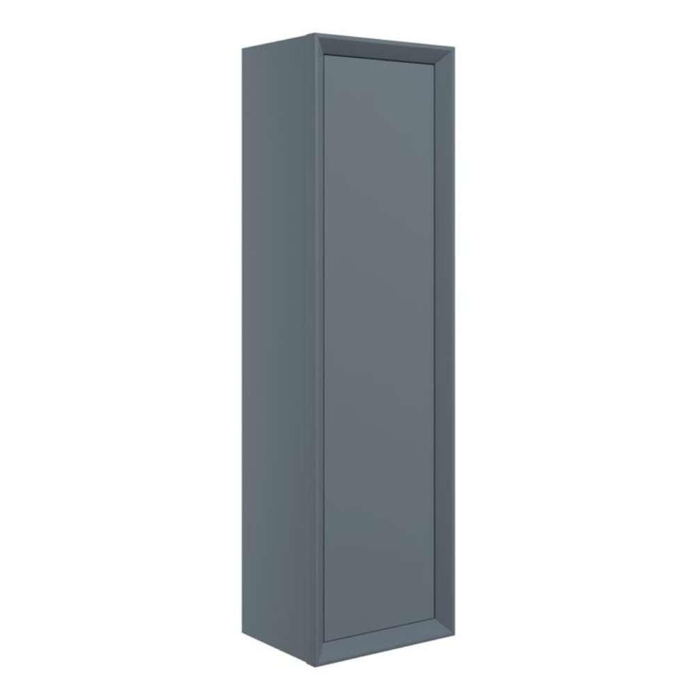 Apex Air Matt Storm Blue 345mm Freestanding Tall Unit Cut Out